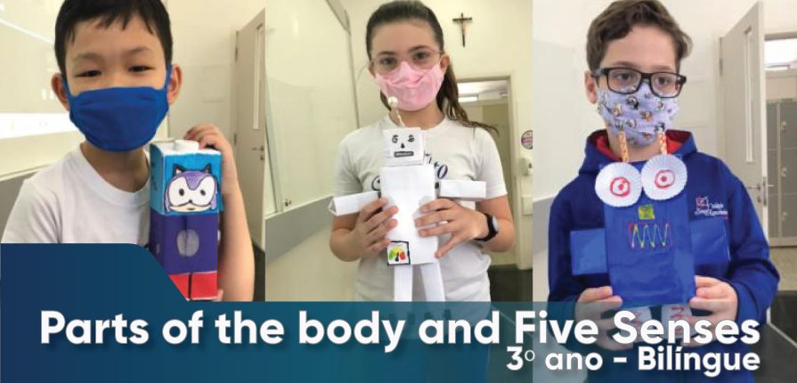 Leia mais sobre o artigo Parts of the body and Five Senses – 3º ano